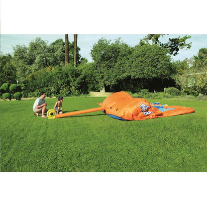 Bestway H2OGO Water Park with Continuous Blower with Slide, 3.65x3.20x2.70 cm - No:53301
