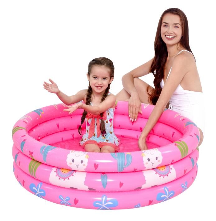 Jilong Alpaca inflatable plastic 3 rings swimming pool for kids - No:57167