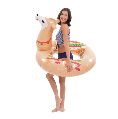 Jilong Sunclub Alpaca Shaped Inflatable Swim ring 115 cm - No:37609