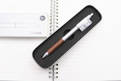 M&G U Series Walnut Metal Gel Pen 0.5mm - No:AGPY0605