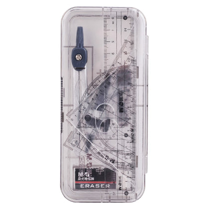 M&G Chenguang  8-Piece Geometry & Drawing Set with Compass, Ruler, Set Squares & Protractor – No: ACSN1329