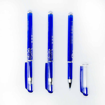 قلم جل قابل للمسح من زويكسوا - 0.5 مم - مع ممحاة - أزرق - قطعة واحدة - رقم: HY-1084