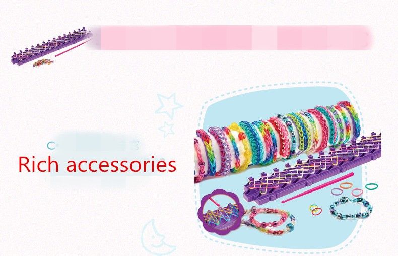 لعبة صنع أساور مطاطية رائعة للبنات - رقم المنتج: MBK-231A 