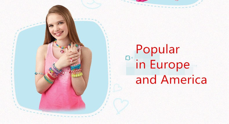 لعبة صنع أساور مطاطية رائعة للبنات - رقم المنتج: MBK-231A 