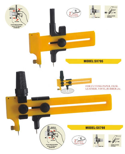COMPASS CIRCLE CUTTER SIZE 10MM TO 150MM