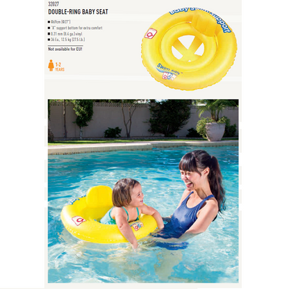 مقعد أطفال Bestway Swim Safe ذو حلقتين مقاس 69 سم - الخطوة أ - رقم: 32027