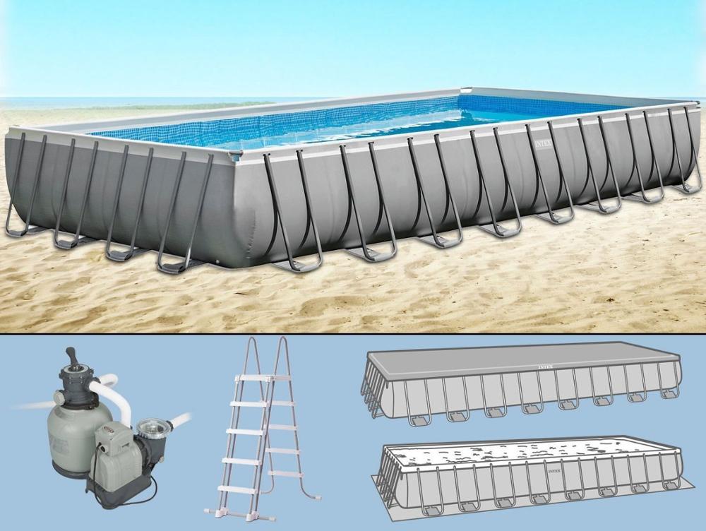 مجموعة مسبح إنتكس ألترا إكس تي آر - 7.32 × 3.66 × 1.32 متر - رقم: 26364