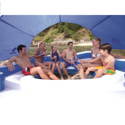 Bestway CoolerZ Tropical Breeze Inflatable Floating Island 389*274cm - No:43105