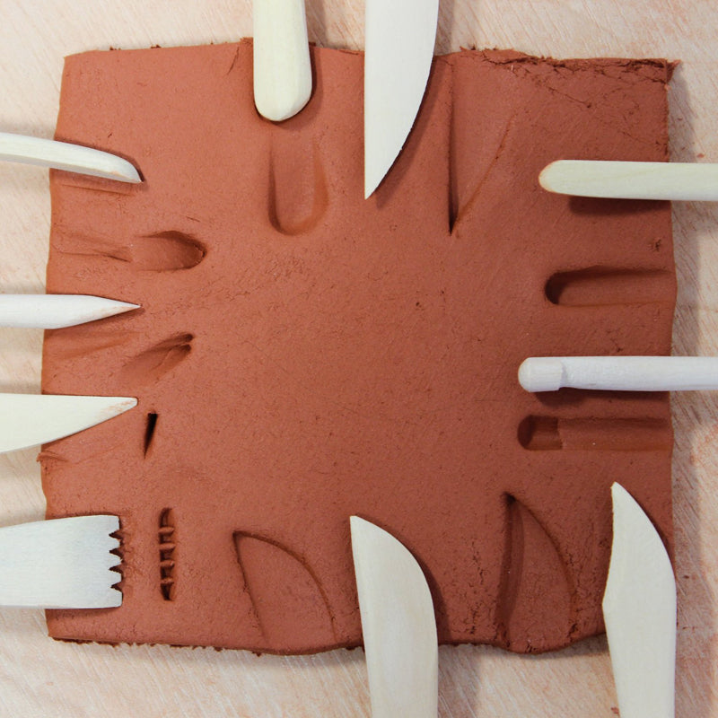 Sculpture Sculpt Pottery Clay Tool Modelling - 10pcs - No:SMF-187