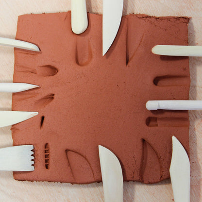 Sculpture Sculpt Pottery Clay Tool Modelling - 10pcs - No:SMF-187