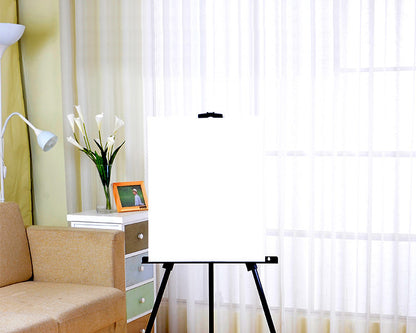 Portable Adjustable Metal Sketch Easel Stand black