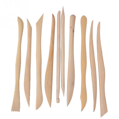 Sculpture Sculpt Pottery Clay Tool Modelling - 10pcs - No:SMF-187