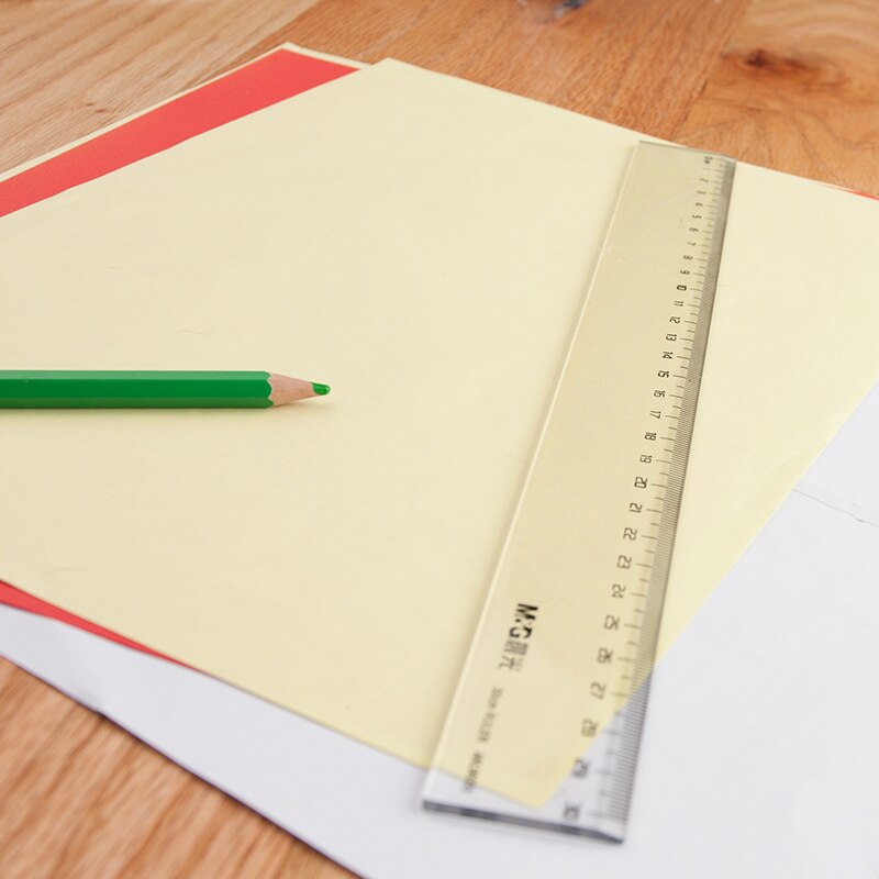 مسطرة مكتبية بلاستيكية شفافة من إم آند جي تشنغوانغ، طولها 30 سم - رقم: ARL96005