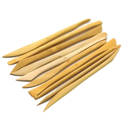 Sculpture Sculpt Pottery Clay Tool Modelling - 10pcs - No:SMF-187
