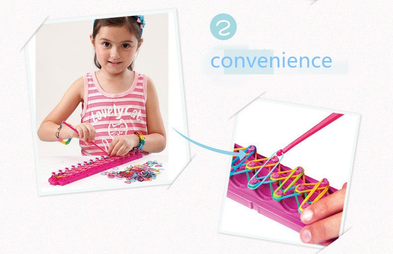 لعبة صنع أساور مطاطية رائعة للبنات - رقم المنتج: MBK-231A 