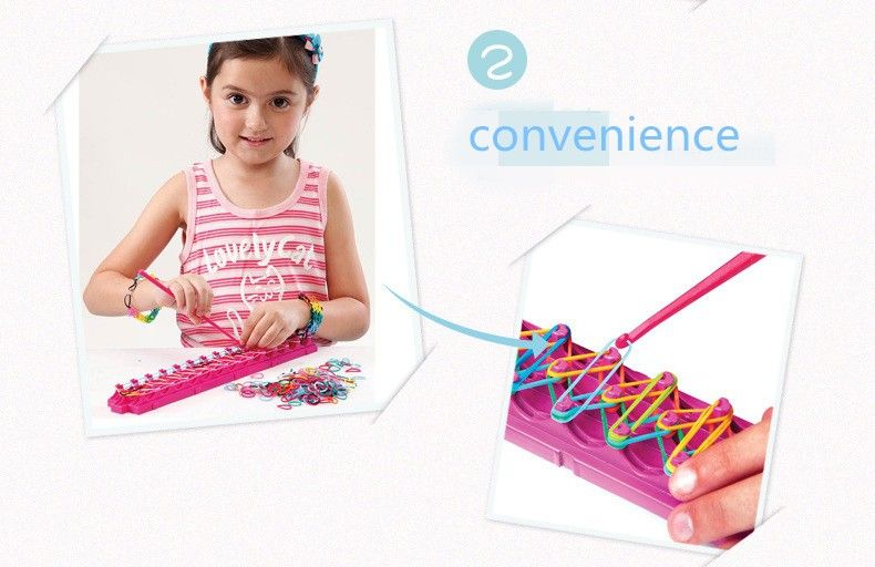 لعبة صنع أساور مطاطية رائعة للبنات - رقم المنتج: MBK-231A 