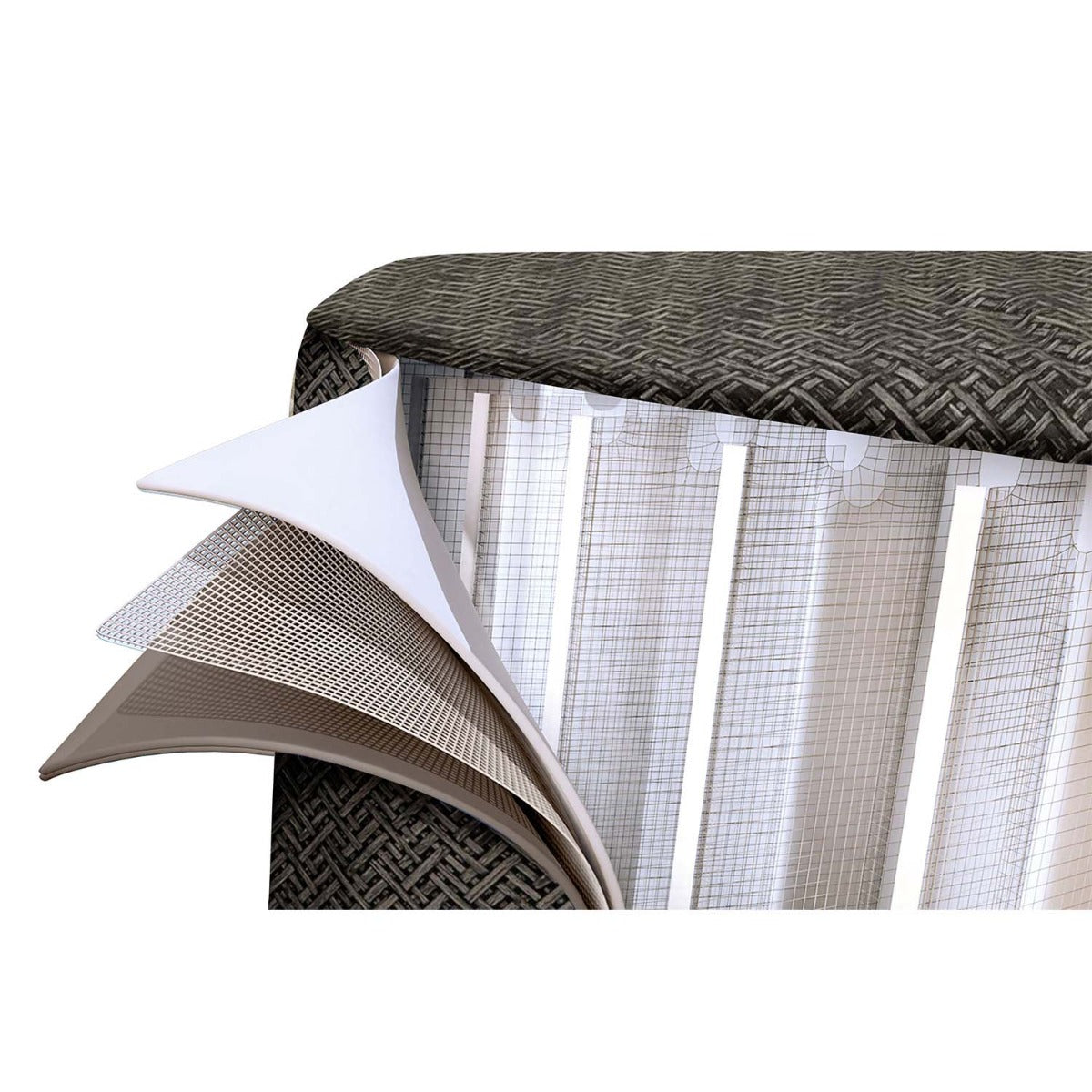 حوض استحمام ساخن قابل للنفخ من بيست واي لاي-زي-سبا كابو، موفر للطاقة، مزود بنظام هيدروجيت ذكي، أبعاده 180 سم × 180 سم × 71 سم، مع إمكانية التحكم عبر تطبيق، يتسع لـ 4-6 أشخاص - رقم المنتج: 6001R