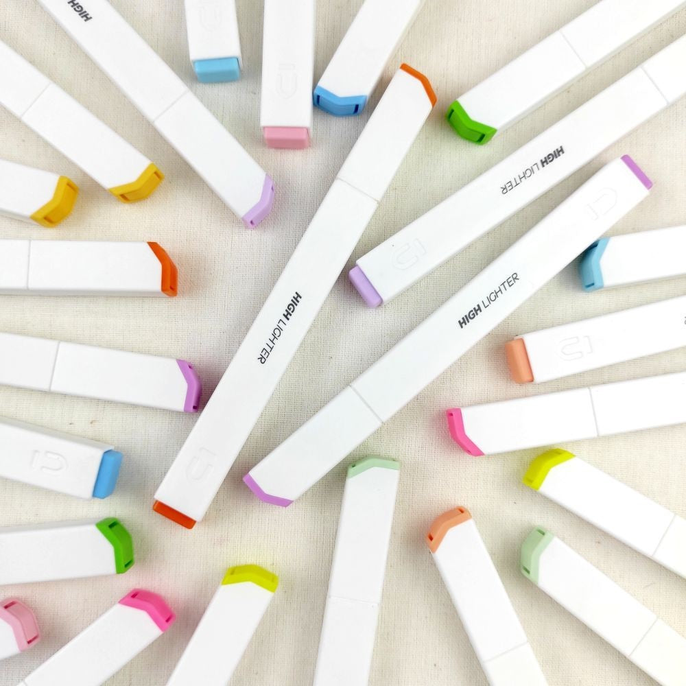 M&G Chenguang Highlighter Pen Ultra Simple Pastel Neon - No:AHMU1602 - Orange