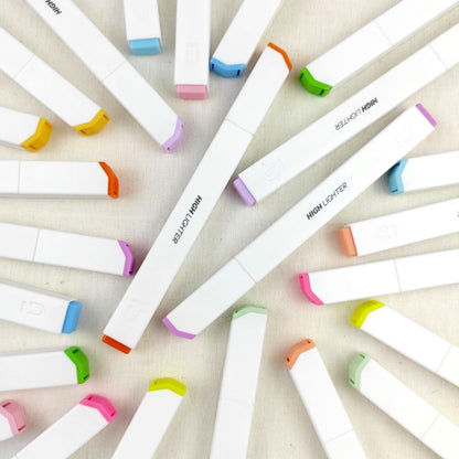 M&G Chenguang Highlighter Pen Ultra Simple Pastel Neon - No:AHMU1602 - Orange