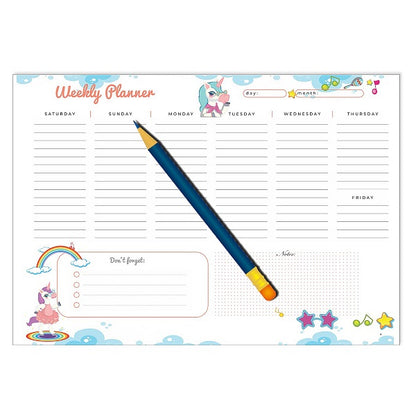 Yassin To Do Weekly planner - A4 - 52 sheets - No:1117