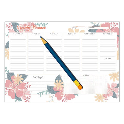 Yassin To Do Weekly planner - A4 - 52 sheets - No:1120