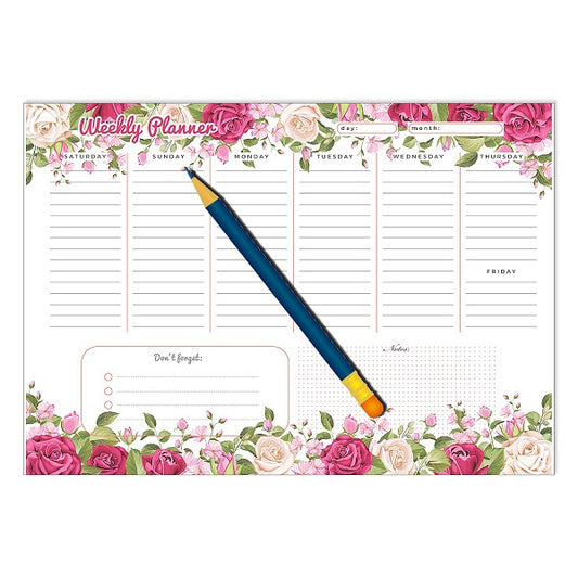 Yassin To Do Weekly planner - A4 - 52 sheets - No:1121