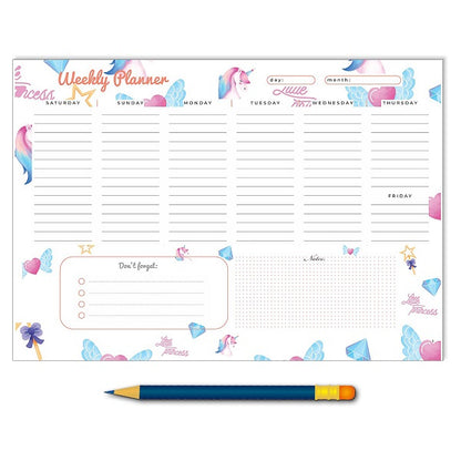 Yassin To Do Weekly planner - A4 - 52 sheets - No:1116
