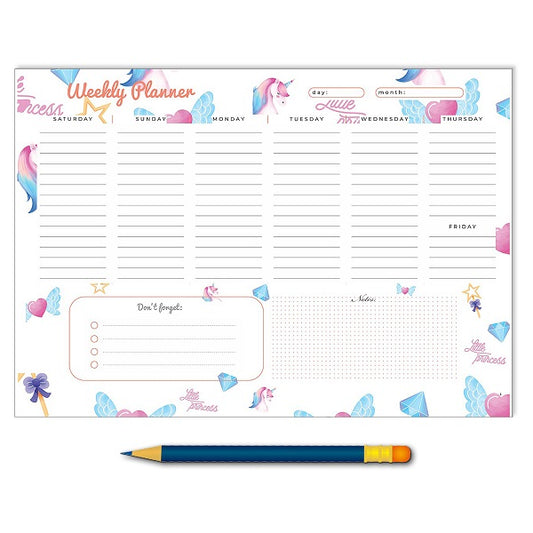 Yassin To Do Weekly planner - A4 - 52 sheets - No:1116
