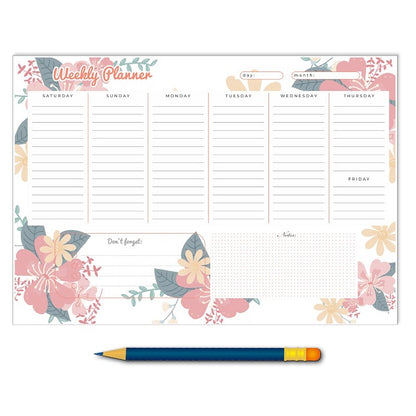 Yassin To Do Weekly planner - A4 - 52 sheets - No:1120