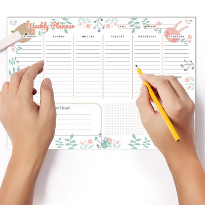 Yassin To Do Weekly planner - A4 - 52 sheets - No:1118