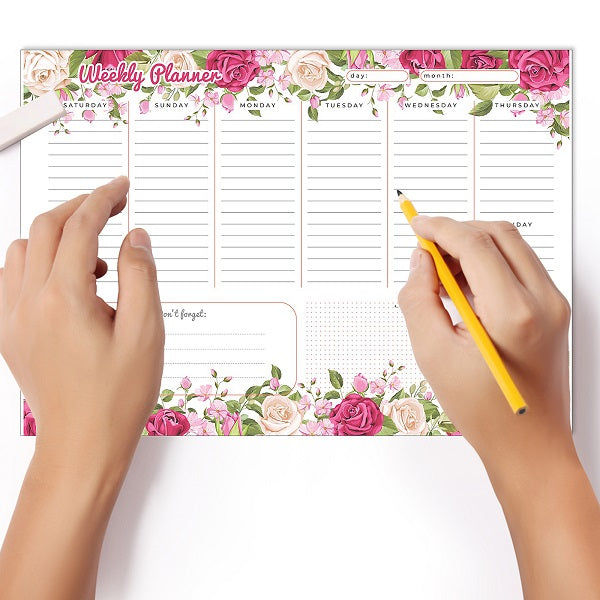Yassin To Do Weekly planner - A4 - 52 sheets - No:1121