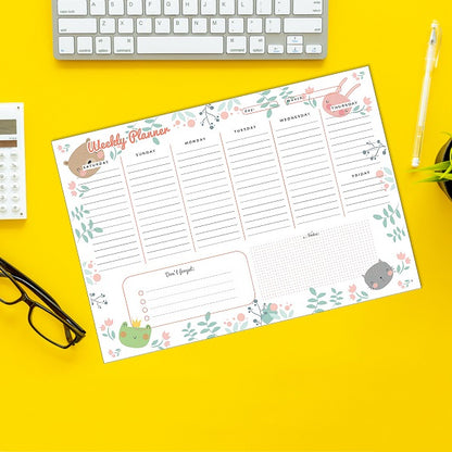 Yassin To Do Weekly planner - A4 - 52 sheets - No:1118