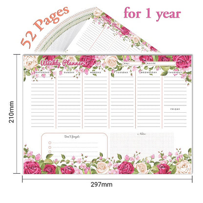 Yassin To Do Weekly planner - A4 - 52 sheets - No:1121