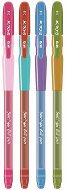Semi-Gel Pen Multicolour Blue Ink Item Number 629R3