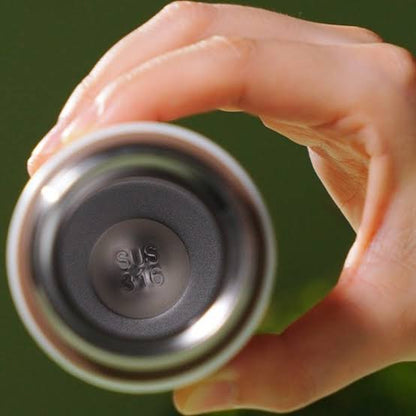 DILLER Panda Vacuum Insulated Bottle – 220ml Stainless Steel Thermal Flask | Compact Travel Coffee & Tea Bottle