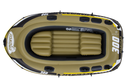 طقم قارب جيلونج فيشمان 300 قابل للنفخ، أبعاده 252 سم × 125 سم × 40 سم - رقم: 07208-1