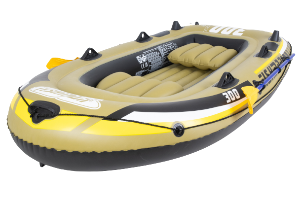 طقم قارب جيلونج فيشمان 300 قابل للنفخ، أبعاده 252 سم × 125 سم × 40 سم - رقم: 07208-1