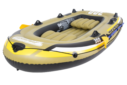 طقم قارب جيلونج فيشمان 300 قابل للنفخ، أبعاده 252 سم × 125 سم × 40 سم - رقم: 07208-1