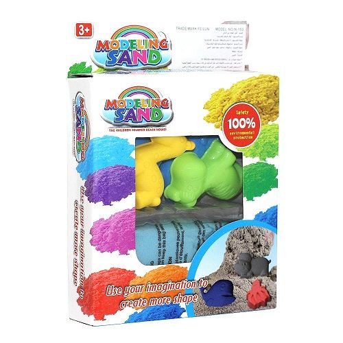 Animal World Colourful Sand Clay With Modelling Tools 200g No.1226B1/2