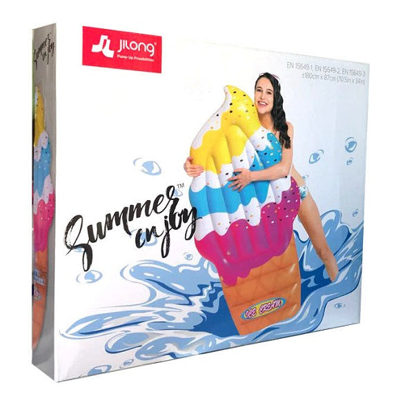 Jilong Jumbo Ice Cream Cone Mattress 180x87 cm No: 37424