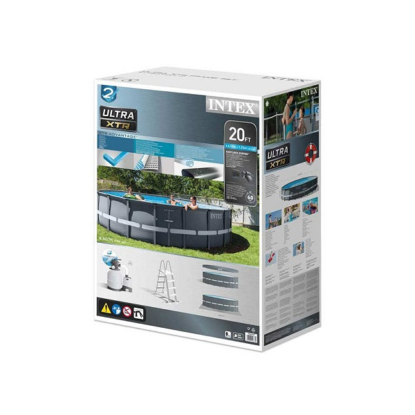 مسبح إنتكس ألترا فريم، 488 × 122 سم، إطار فولاذي، رقم: 26326