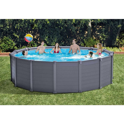 Intex Graphite Panel Round Pool 4.78x1.24 m No: 26384