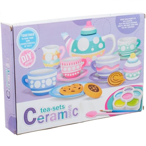 لعبة تلوين طقم شاي سيراميك من شينغشينغ يوان - 21 قطعة - رقم: 868-E37