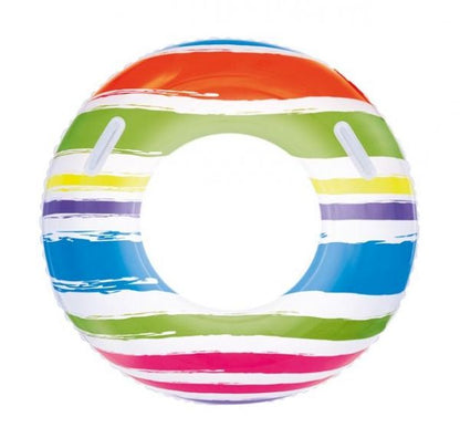 colored 91Cm With Handles Swim Ring