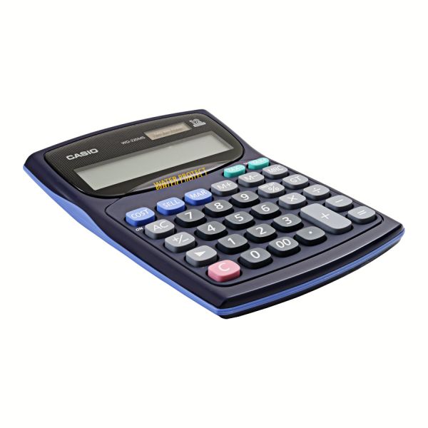 Casio Office Calculators Water protect and dust-proof No:WD-220MS-BU