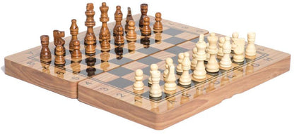 مجموعة ألعاب لوحية خشبية 3 في 1، مجموعة ألعاب سفر 