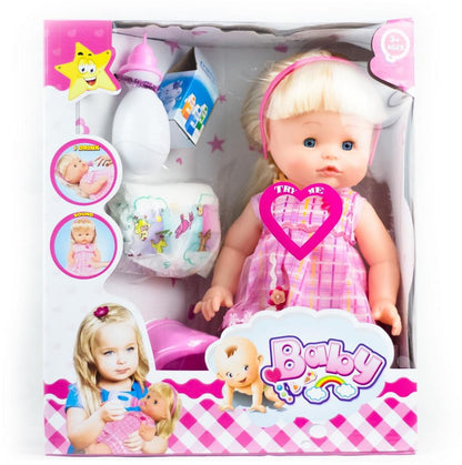 لعبة دمية طفلة للبنات - رقم: 8199B 