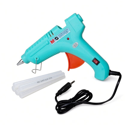 M&G Chenguang Mini Hot Glue Gun with Glue Sticks – 20W Electric Hot Melt Glue Gun with On/Off Switch for Crafting, DIY, Paper, Plastic & Wood - No: AEAN8609