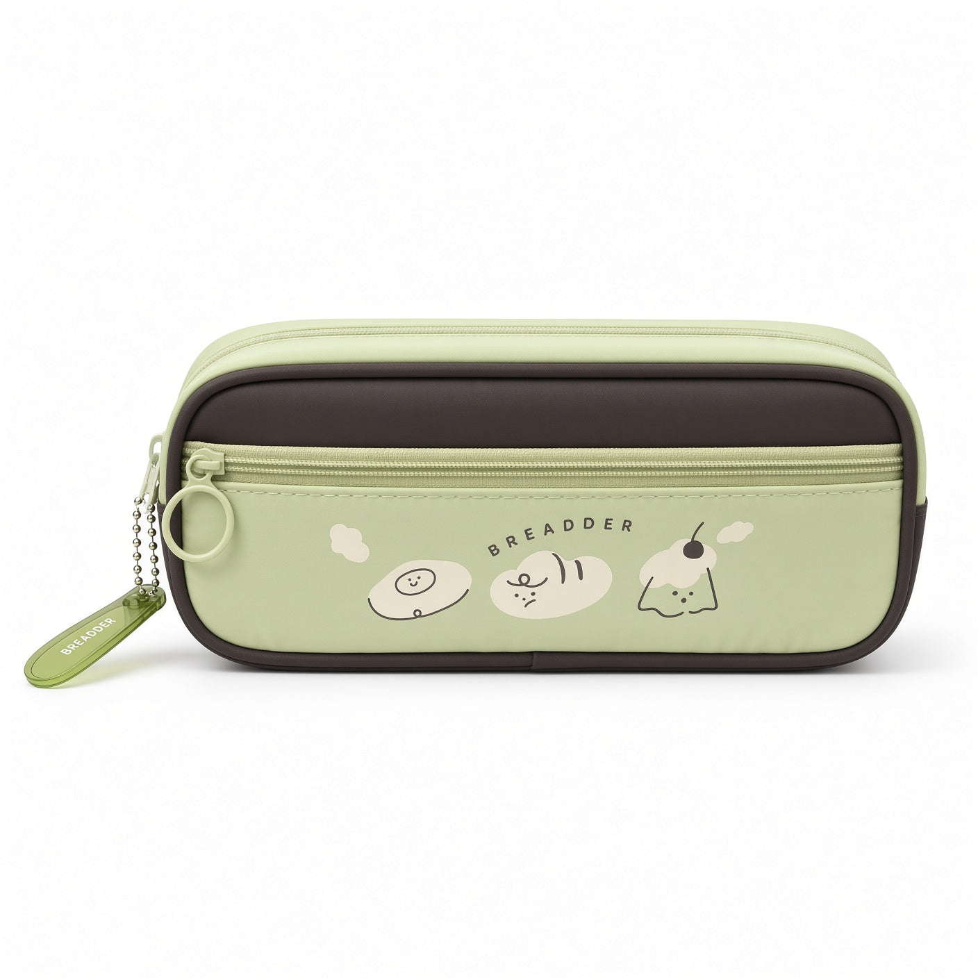 M&G Chenguang Length+ Large Capacity Pencil Case with Front Zipper Pocket – Cute Cartoon Design - 1pcs - Assorted Color - No: APB932PE
