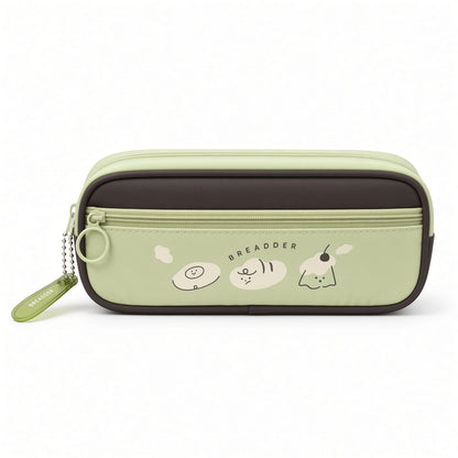 M&G Chenguang Length+ Large Capacity Pencil Case with Front Zipper Pocket – Cute Cartoon Design - 1pcs - Assorted Color - No: APB932PE